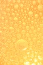 Yellow Bubble Closeup background Royalty Free Stock Photo