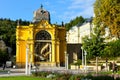 Yellow building of the Colonnade