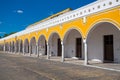 Yellow building in Izamal, Mexico Royalty Free Stock Photo