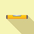 Yellow building level tool for determining horizontality and verticality Royalty Free Stock Photo