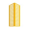 yellow building line sticker image