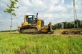 Crawler bulldozer Royalty Free Stock Photo