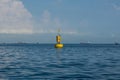 Yellow buoy Royalty Free Stock Photo