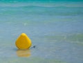 Yellow buoy