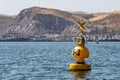 Yellow Buoy in Port of Ensenada