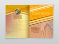 Yellow Business template. Flayer or advertising abstract background for delivery, energy business. Front page.