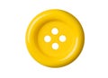 Yellow button Royalty Free Stock Photo