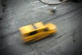 Yellow Cab New York City streets Royalty Free Stock Photo