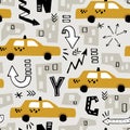 Yellow cab taxi NY