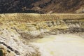 The yellow caldera of Stefanos Crater, Nisyros