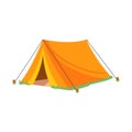 yellow camp tent