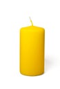 Yellow candle Royalty Free Stock Photo
