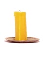 Yellow candle