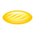 Yellow candy icon, isometric style