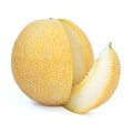Yellow cantelope Royalty Free Stock Photo