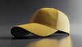 Yellow Cap Rendering Royalty Free Stock Photo