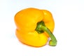 Yellow capsicum ( sweet pepper) Royalty Free Stock Photo