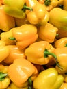 Yellow Capsicum In Vegetable Market
