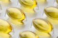 Yellow capsules Royalty Free Stock Photo
