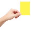 Yellow card