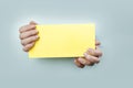 Yellow Card Royalty Free Stock Photo