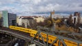 The yellow cars of the Berlin metro - CITY OF BERLIN, GERMANY - MARCH 11, 2021