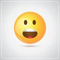 Yellow Cartoon Face Screaming People Emotion Icon