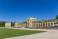 Yellow castle in the Karlsaue park of Kassel