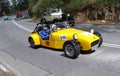 Yellow Caterham Sports Car Royalty Free Stock Photo