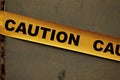 Yellow Caution Sign Royalty Free Stock Photo