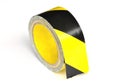 Yellow caution tape Royalty Free Stock Photo