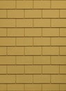 Yellow ceramic brick tile wall. colorful wall tiles design for bathroom, washroom and kitchen. Background from slate natural stone Royalty Free Stock Photo