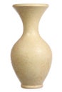 Yellow ceramic vase