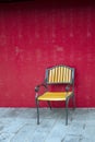 Yellow chair Royalty Free Stock Photo