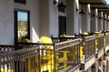 Yellow Chairs on Balcony in Cottonwood Arizona