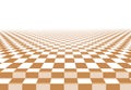 Yellow checkerboard floor background. Abstract Royalty Free Stock Photo