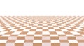 Yellow checkerboard floor background. Abstract Royalty Free Stock Photo