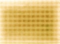 Yellow chequered fabric background