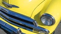 Yellow Chevrolet classic car