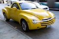 Yellow Chevrolet SSR Royalty Free Stock Photo
