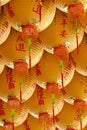 Yellow chinese classic lanterns