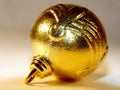 Yellow Christmas Blub Royalty Free Stock Photo