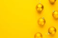 Yellow Christmas tree decoration