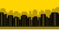 Yellow city backdrop