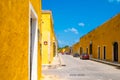 The yellow city of Izamal in Yucatan, Mexico Royalty Free Stock Photo