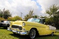 Yellow classic car