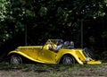 Yellow classic kit-car