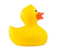 Yellow classic rubber bath duck Royalty Free Stock Photo