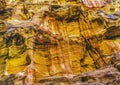 Yellow Cliffs Outer Siq Canyon Petra Jordan Royalty Free Stock Photo