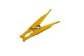 Yellow clothespin